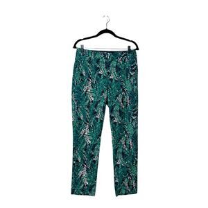 Boden Richmond 7/8 Trousers Size 6R Green Cropped Stretch Pants Feminine Dressy